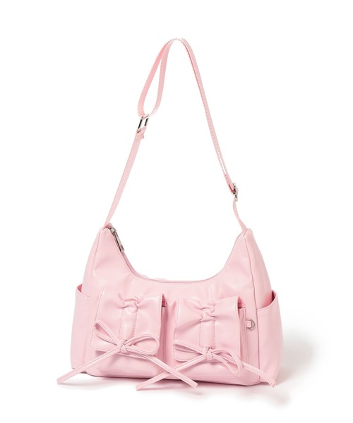 ピンク、XS【新品未開封】ダブルリボンギンガムトップス　SJJ0271MC ピンク、XS【新品未開封】ダブルリボンギンガムトップス SJJ0271MC