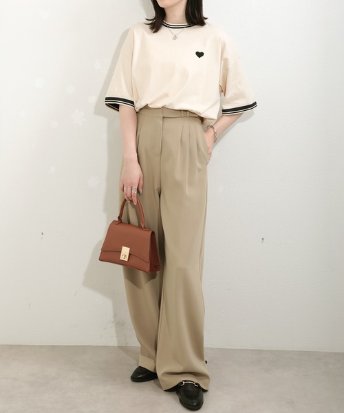 SATOKAサトカ　オープンハートカットソー　０ SATOKAサトカ オープンハートカットソー 0