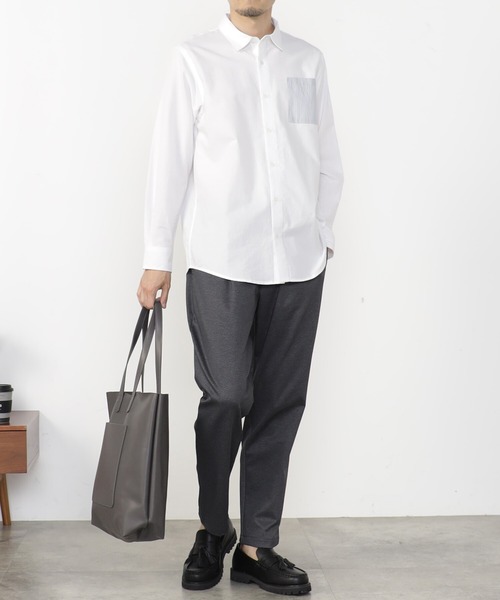 FOUND GOOD（ファウンドグッド）の「ジャージースラックス（スラックス・メンズ・ネイビー/グリーン/ブラック/グレー系・S/M/L/XL）」の3枚目の写真