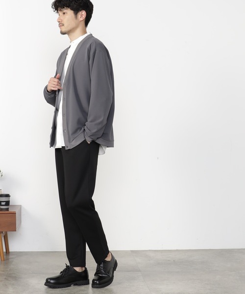 FOUND GOOD（ファウンドグッド）の「ジャージースラックス（スラックス・メンズ・ネイビー/グリーン/ブラック/グレー系・S/M/L/XL）」の2枚目の写真