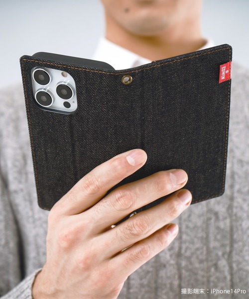 EDWIN（エドウィン）の「iPhone17 iPhone17Pro iPhone17e iPhone17ProMax iPhoneAir iPhone16/16Pro/16e/16ProMax エドウィン [タグデニム手帳]（スマホケース/カバー・メンズ・ブラック/インディゴブルー・iPhone 16 Pro Max/iPhone 16 Pro/iPhone 16/iPhone 16e/iPhone 17/iPhone 17 Pro/iPhone 17 Pro Max/iPhone Air）」の6枚目の写真