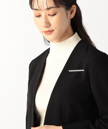 COMME CA ISM（コムサイズム）の「プラスチックパール＆メッキバー　ブローチ（ブローチ/コサージュ）」