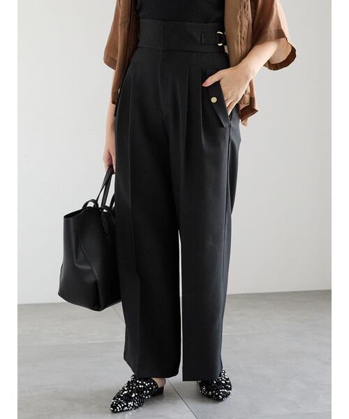 Te chichi（テチチ）の「パウダーツイルハイウエストワイドパンツ（その他パンツ・レディース・グレー/ブラック/ブラウン・F）」の20枚目の写真