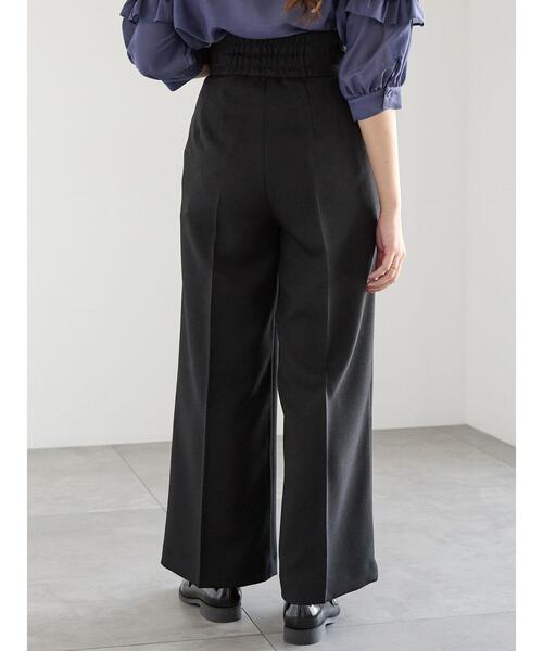 Te chichi（テチチ）の「パウダーツイルハイウエストワイドパンツ（その他パンツ・レディース・グレー/ブラック/ブラウン・F）」の7枚目の写真
