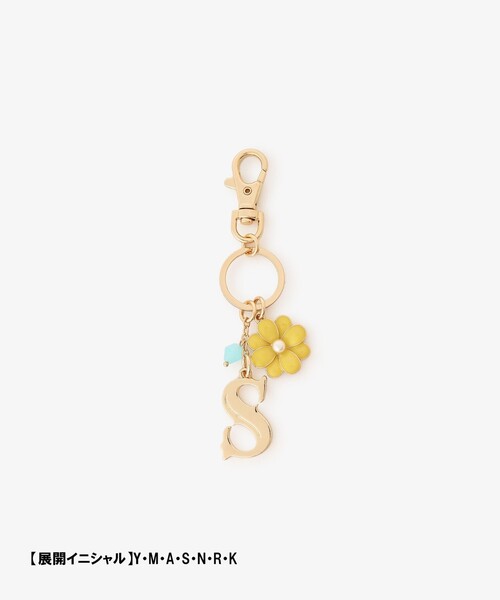 イニシャル キーホルダー チャーム アクセサリー バッグチャーム