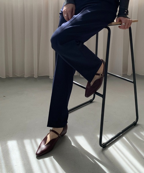 ORiental TRaffic（オリエンタルトラフィック）の「ベルトデザインフラットパンプス 45302（パンプス・レディース・ホワイト/レッド/ブラック・33/34/35/36/37/38/39/40/41/42/43）」の9枚目の写真