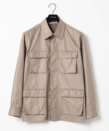 MICHEL KLEIN HOMME   （ミッシェルクランオム）の「ヴィンテージ調ツイルシャツジャケット セットアップ（ブルゾン）」