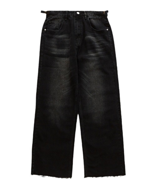 セール】サイドベルトカットオフデニム（デニムパンツ）｜CORPUS