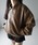 me+em selecti~[ZNgj́uy Qcolor zobN{hJBe[WCNtFCNU[u] ^ back ribbon vintage like fake leather blousoniu]jvbL
