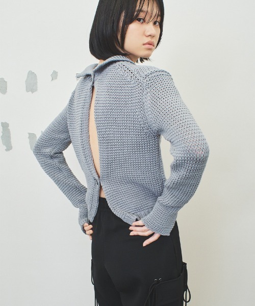 soduk（スドーク）の「two ways cardigan（カーディガン/ボレロ・レディース・ブラック/グレー・ONE SIZE）」の9枚目の写真