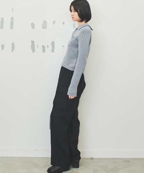 soduk（スドーク）の「two ways cardigan（カーディガン/ボレロ・レディース・ブラック/グレー・ONE SIZE）」の7枚目の写真