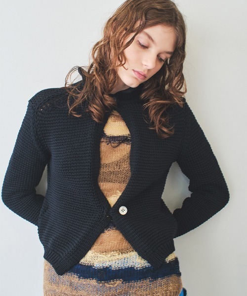 soduk（スドーク）の「two ways cardigan（カーディガン/ボレロ・レディース・ブラック/グレー・ONE SIZE）」の22枚目の写真