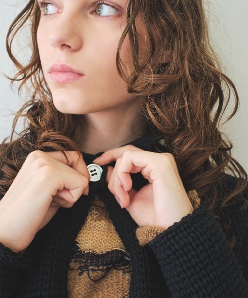 soduk（スドーク）の「two ways cardigan（カーディガン/ボレロ・レディース・ブラック/グレー・ONE SIZE）」の16枚目の写真