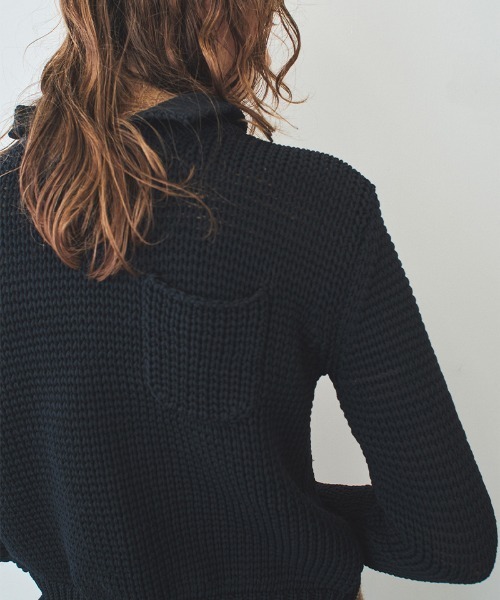 soduk（スドーク）の「two ways cardigan（カーディガン/ボレロ・レディース・ブラック/グレー・ONE SIZE）」の15枚目の写真