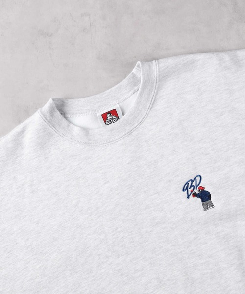 Right-on(ライトオン)の「【BEN DAVIS】ゴリラワンポイントクルー(スウェット・メンズ・ブラック/グレー・M/L)」の10枚目の写真