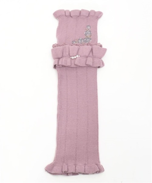 axes femme(アクシーズファム)の「ローズ刺繍アームウォーマー(アームカバー・レディース・ダークブラウン/ラベンダー/キナリ・FREE)」の15枚目の写真