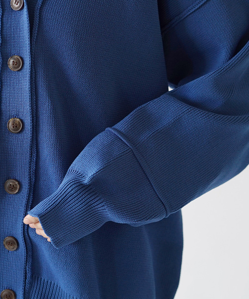 zootie（ズーティー）の「ダンボールニット Vネックカーディガン（カーディガン/ボレロ・レディース・グリーン系その他/ライトグレー/ブルー/アイボリー/ブラック・フリー）」の20枚目の写真