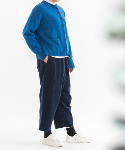 nop de nod(ノップドゥノッド)の「Pommeコーデュロイパンツ(その他パンツ・レディース・アイボリー/ブラック/ターコイズブルー/ネイビー・M)」の14枚目の写真