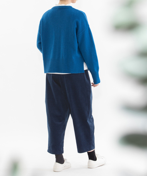 nop de nod(ノップドゥノッド)の「Pommeコーデュロイパンツ(その他パンツ・レディース・アイボリー/ブラック/ターコイズブルー/ネイビー・M)」の15枚目の写真