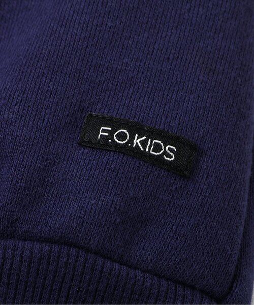 F.O.KIDS(エフオーキッズ)の「ロゴ刺繍トレーナー(スウェット・キッズ・グレー/マスタード/ネイビー/レッド・80/90/100/110/120/130/140)」の17枚目の写真