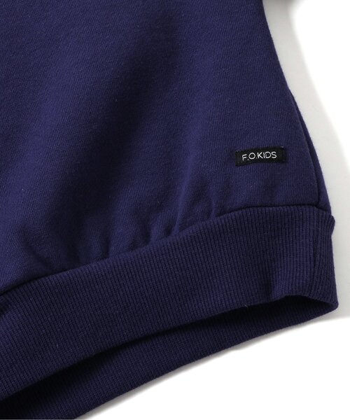 F.O.KIDS(エフオーキッズ)の「ロゴ刺繍トレーナー(スウェット・キッズ・グレー/マスタード/ネイビー/レッド・80/90/100/110/120/130/140)」の18枚目の写真