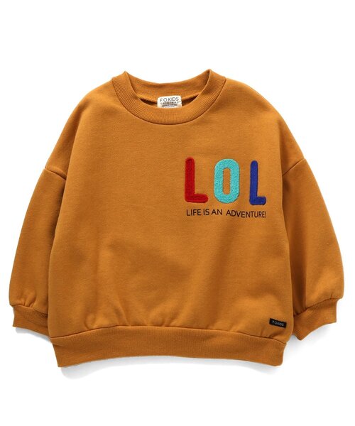 F.O.KIDS(エフオーキッズ)の「ロゴ刺繍トレーナー(スウェット・キッズ・グレー/マスタード/ネイビー/レッド・80/90/100/110/120/130/140)」の20枚目の写真