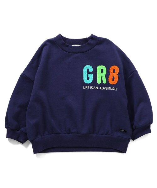 F.O.KIDS(エフオーキッズ)の「ロゴ刺繍トレーナー(スウェット・キッズ・グレー/マスタード/ネイビー/レッド・80/90/100/110/120/130/140)」の21枚目の写真