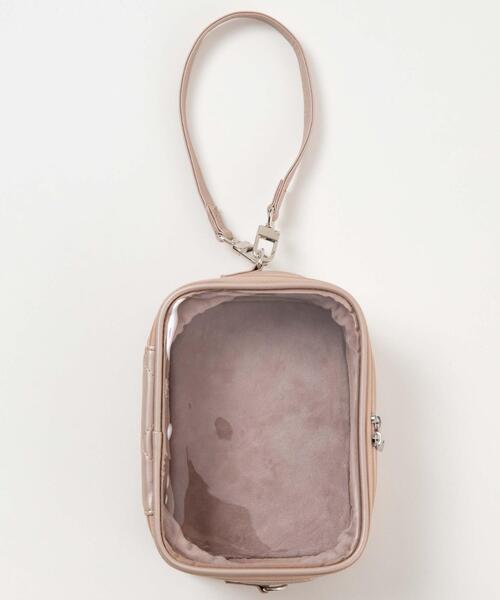 WEGO（ウィゴー）の「WEGO/パールキルティング2WAYぬいポーチ（ポーチ・レディース・ライトパープル/ブラック/ワイン/ライトピンク/サックスブルー/ゴールド/シルバー/オフホワイト・FREE）」の8枚目の写真