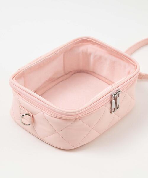 WEGO（ウィゴー）の「WEGO/パールキルティング2WAYぬいポーチ（ポーチ・レディース・ライトパープル/ブラック/ワイン/ライトピンク/サックスブルー/ゴールド/シルバー/オフホワイト・FREE）」の12枚目の写真