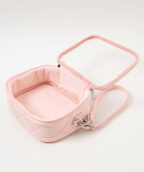 WEGO（ウィゴー）の「WEGO/パールキルティング2WAYぬいポーチ（ポーチ・レディース・ライトパープル/ブラック/ワイン/ライトピンク/サックスブルー/ゴールド/シルバー/オフホワイト・FREE）」の13枚目の写真