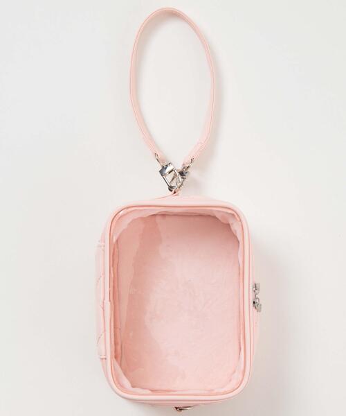 WEGO（ウィゴー）の「WEGO/パールキルティング2WAYぬいポーチ（ポーチ・レディース・ライトパープル/ブラック/ワイン/ライトピンク/サックスブルー/ゴールド/シルバー/オフホワイト・FREE）」の19枚目の写真