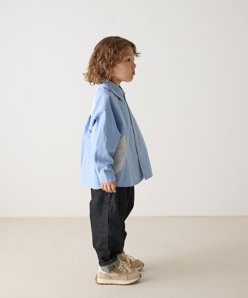 riziere(リジェール)の「ブラックデニムテーパードパンツ(デニムパンツ・キッズ・ブラック・150/140/130/120/110/100/90)」の13枚目の写真