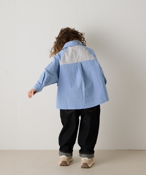 riziere(リジェール)の「ブラックデニムテーパードパンツ(デニムパンツ・キッズ・ブラック・150/140/130/120/110/100/90)」の14枚目の写真