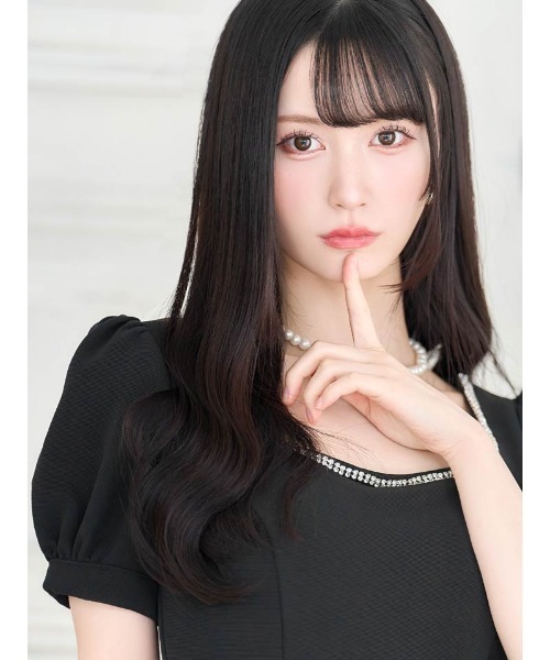 DAZZY(デイジー)の「パフスリーブ ライン ストーン スクエアネック タイト 膝丈ドレス(ドレス・レディース・ブルー/ブラック・S/M/L)」の8枚目の写真