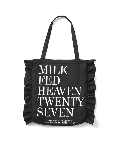 MILKFED.（ミルクフェド）の「RUFFLE TOTE BAG（トート/バック/フリル）（トートバッグ・レディース・ホワイト/ブラック/ピンク・ONE SIZE）」の3枚目の写真