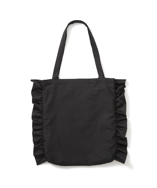 MILKFED.（ミルクフェド）の「RUFFLE TOTE BAG（トート/バック/フリル）（トートバッグ・レディース・ホワイト/ブラック/ピンク・ONE SIZE）」の4枚目の写真