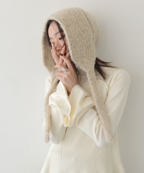 CLEIO】ニットキャップ/ニットフード/バラクラバ KNIT BALACLAVA/737