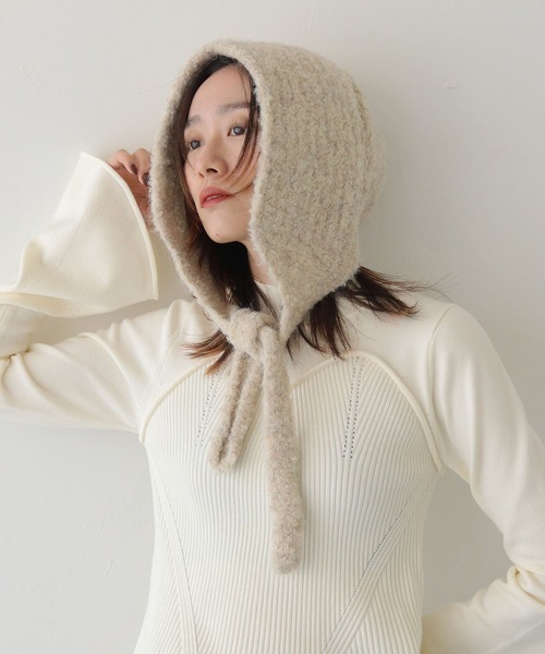 CLEIO（クレイオ）の「【CLEIO】ニットキャップ/ニットフード