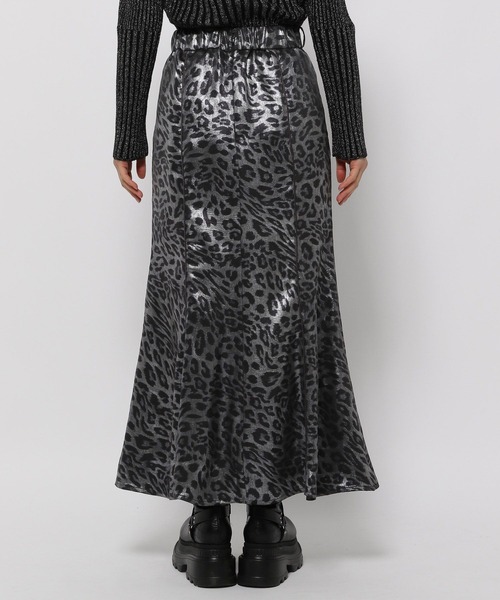 HARE（ハレ）の「レオパードマーメイドスカート(HARE)（スカート・レディース・ブラウン/グレー・FREE）」の5枚目の写真