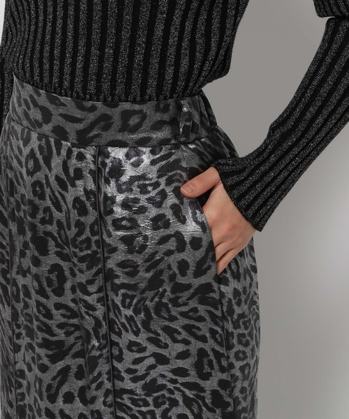HARE（ハレ）の「レオパードマーメイドスカート(HARE)（スカート・レディース・ブラウン/グレー・FREE）」の7枚目の写真