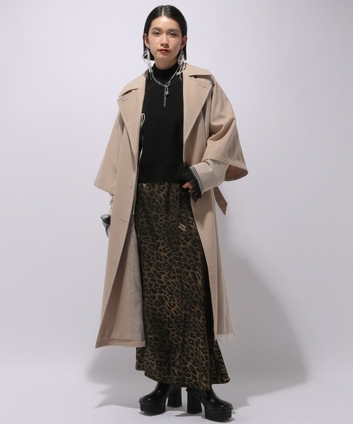 HARE（ハレ）の「レオパードマーメイドスカート(HARE)（スカート・レディース・ブラウン/グレー・FREE）」の11枚目の写真