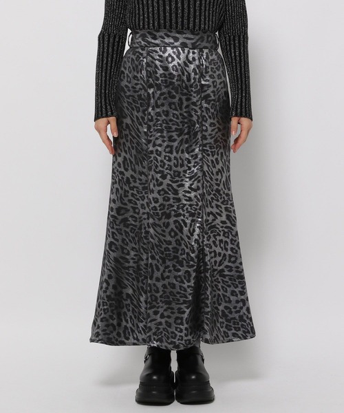 HARE（ハレ）の「レオパードマーメイドスカート(HARE)（スカート・レディース・ブラウン/グレー・FREE）」の15枚目の写真