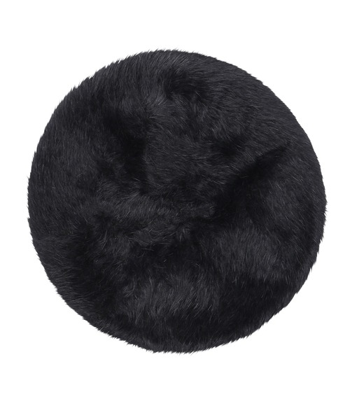 PUNYUS（プニュズ）の「アンゴラベレー帽（ハンチング/ベレー帽・レディース・ホワイト/オレンジ/ブラック・FREE）」の14枚目の写真