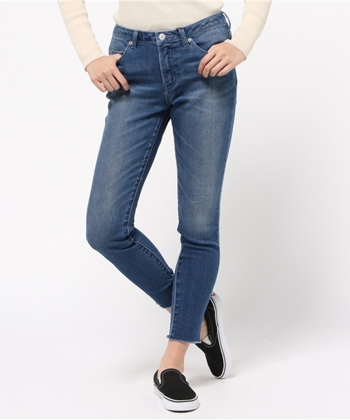 CIAOPANIC（チャオパニック）の「【Ciaopanic】　ストレッチカットオフスキニーPTS（デニムパンツ・レディース・グレー/ライトブルー/ブラック・MEDIUM/SMALL）」の3枚目の写真