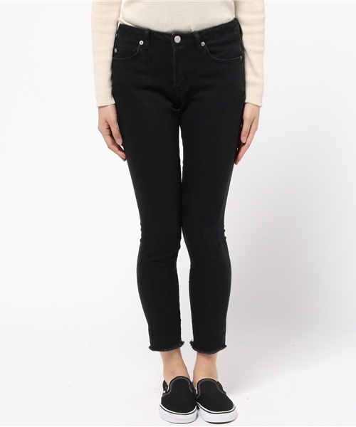 CIAOPANIC（チャオパニック）の「【Ciaopanic】　ストレッチカットオフスキニーPTS（デニムパンツ・レディース・グレー/ライトブルー/ブラック・MEDIUM/SMALL）」の4枚目の写真