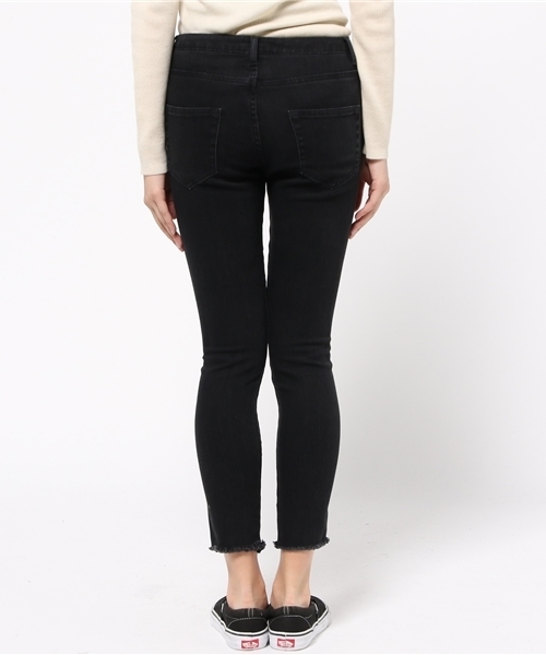 CIAOPANIC（チャオパニック）の「【Ciaopanic】　ストレッチカットオフスキニーPTS（デニムパンツ・レディース・グレー/ライトブルー/ブラック・MEDIUM/SMALL）」の6枚目の写真