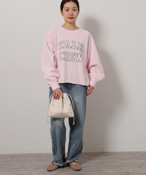 JOURNAL STANDARD relume（ジャーナルスタンダード　レリューム）の「RELUME スタッズキンチャクBAG（クラッチバッグ・レディース・ブラック/アイボリー・FREE）」の5枚目の写真