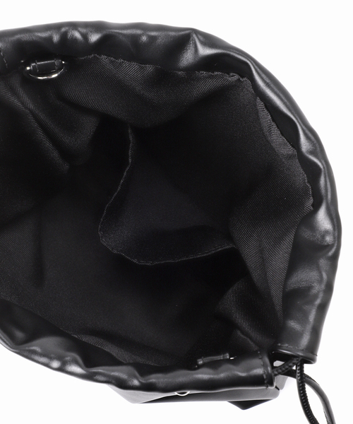 JOURNAL STANDARD relume（ジャーナルスタンダード　レリューム）の「RELUME スタッズキンチャクBAG（クラッチバッグ・レディース・ブラック/アイボリー・FREE）」の14枚目の写真