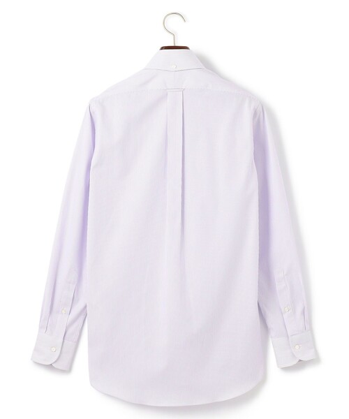 J.PRESS（ジェイプレス）の「【PREMIUM PLEATS / 形態安定】マイクロストライプ ドレスシャツ / B.D.（シャツ/ブラウス・メンズ・ライラック系1/ネイビー系1・首回り41cm-裄丈85cm/首回り40cm-裄丈85cm/首回り39cm-裄丈84cm/首回り38cm-裄丈84cm/首回り37cm-裄丈82cm/首回り43cm-裄丈86cm/首回り42cm-裄丈86cm）」の4枚目の写真