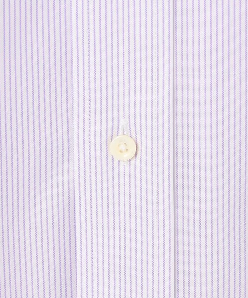 J.PRESS（ジェイプレス）の「【PREMIUM PLEATS / 形態安定】マイクロストライプ ドレスシャツ / B.D.（シャツ/ブラウス・メンズ・ライラック系1/ネイビー系1・首回り41cm-裄丈85cm/首回り40cm-裄丈85cm/首回り39cm-裄丈84cm/首回り38cm-裄丈84cm/首回り37cm-裄丈82cm/首回り43cm-裄丈86cm/首回り42cm-裄丈86cm）」の11枚目の写真